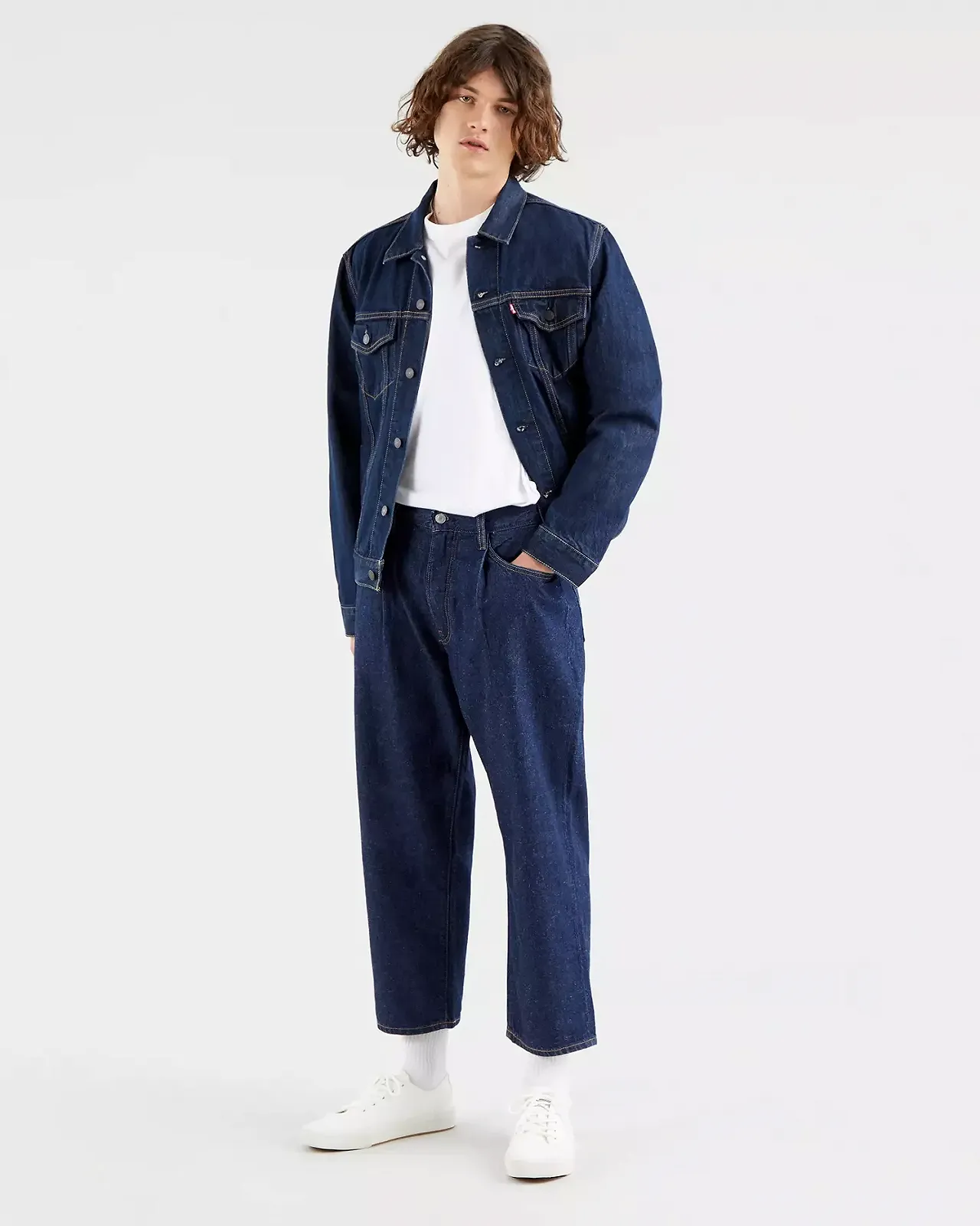 Мужские штаны Levis - Stay Loose Pleated Crop Big Cap Ltwt  - 29, фото №2