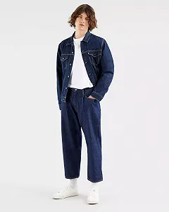 Мужские штаны Levis - Stay Loose Pleated Crop Big Cap Ltwt  - 29 synthetic.ua - Фото 1