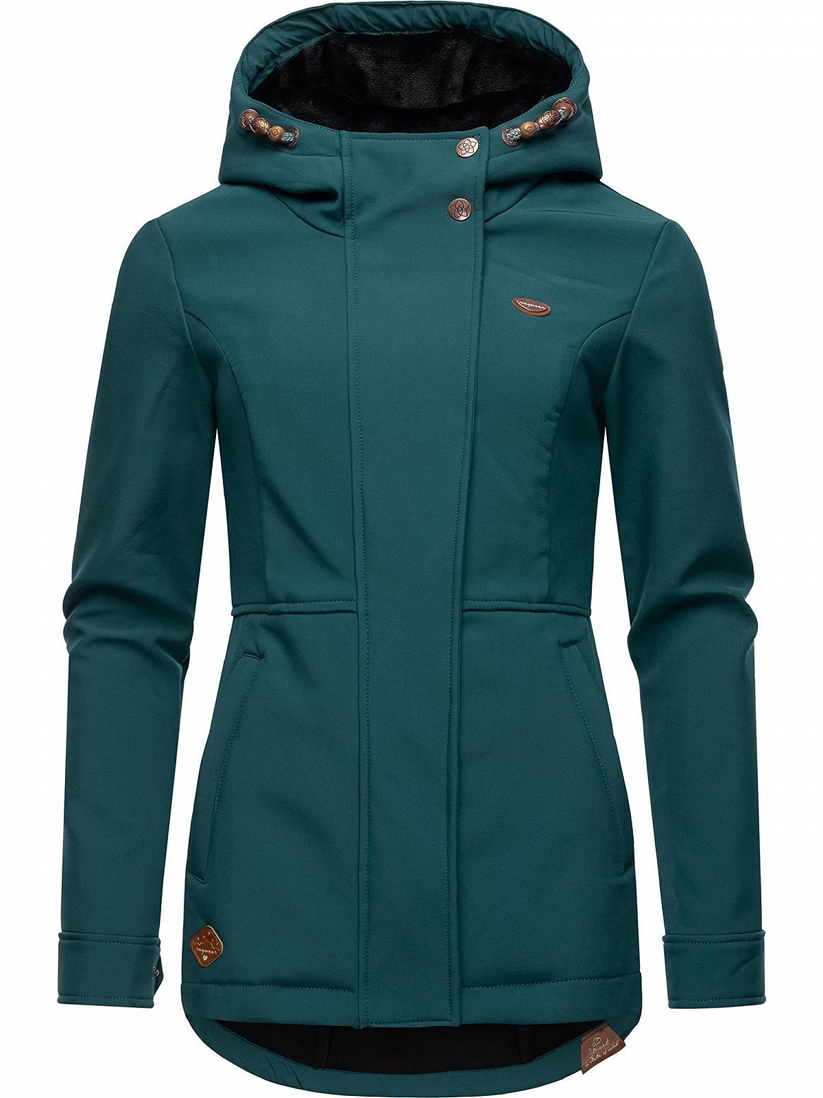 Куртка Softshell Ragwear Yba Женская с капюшоном из плюшевого флиса, фото №1