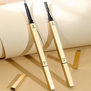 Карандаш для бровей Machen Künstlicher Bart с кисточкой водостойкий (кофе, универсальный) synthetic.ua - Фото 1