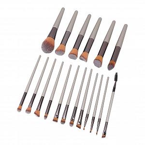 Набор кистей для макияжа 18 штук synthetic.ua - Фото 1