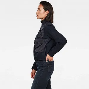 Жіноча бомбер - куртка G-Star RAW 3D Pocket Wool Bomber - S synthetic.ua - Фото 1