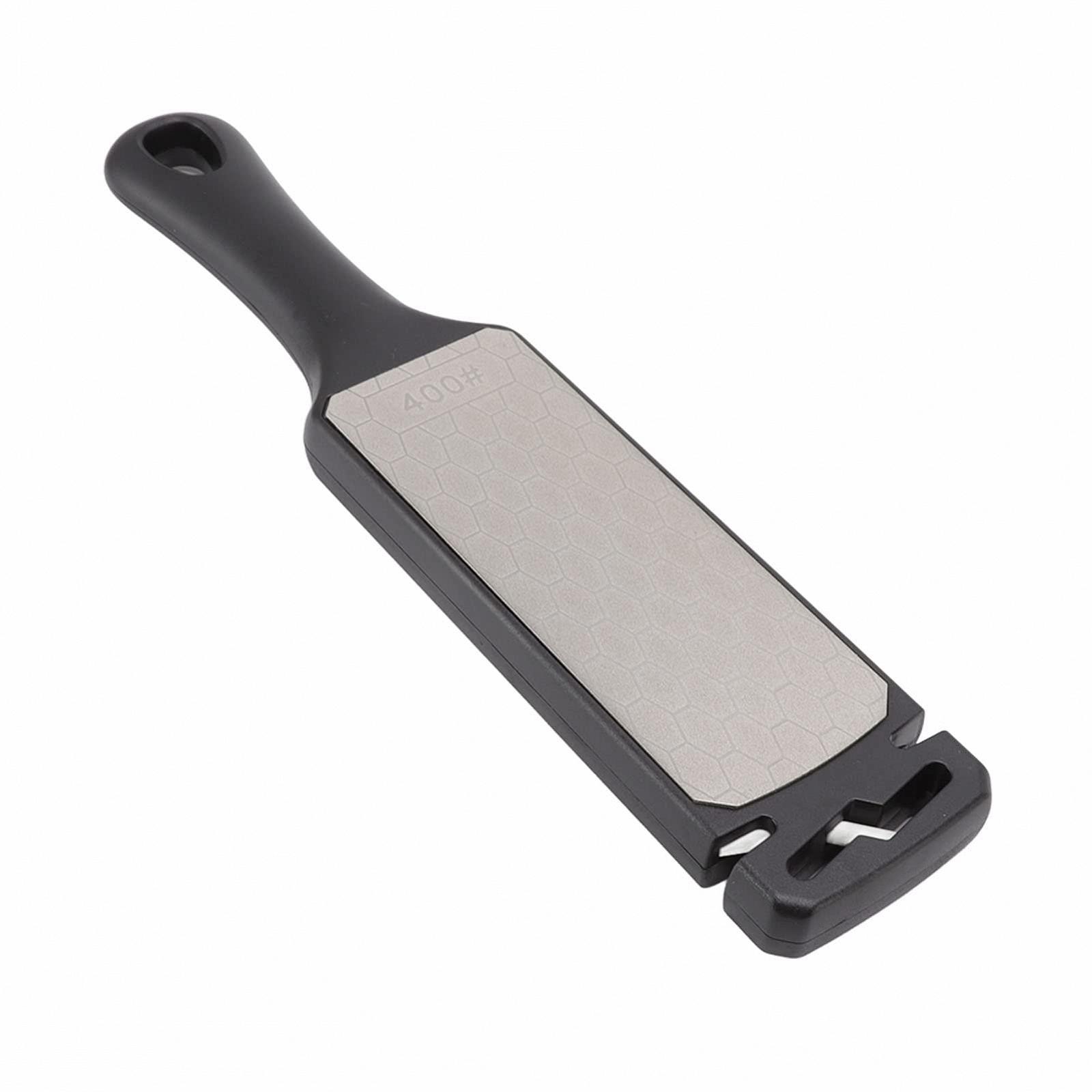 Точильный камень двухсторонний наждачный с отверстием для подвешивания Black, фото №3