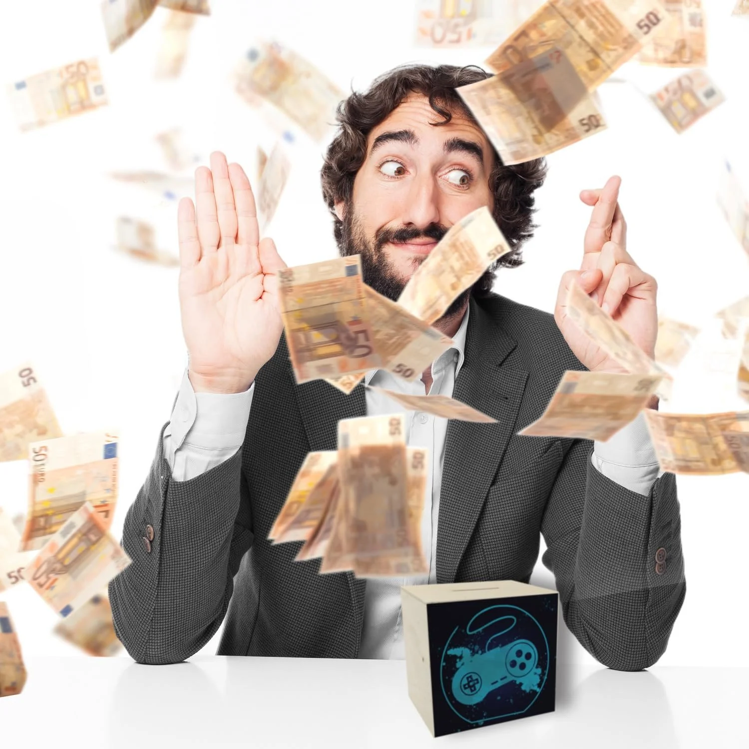 Скарбничка дерев'яна Retro Controller, фото №7