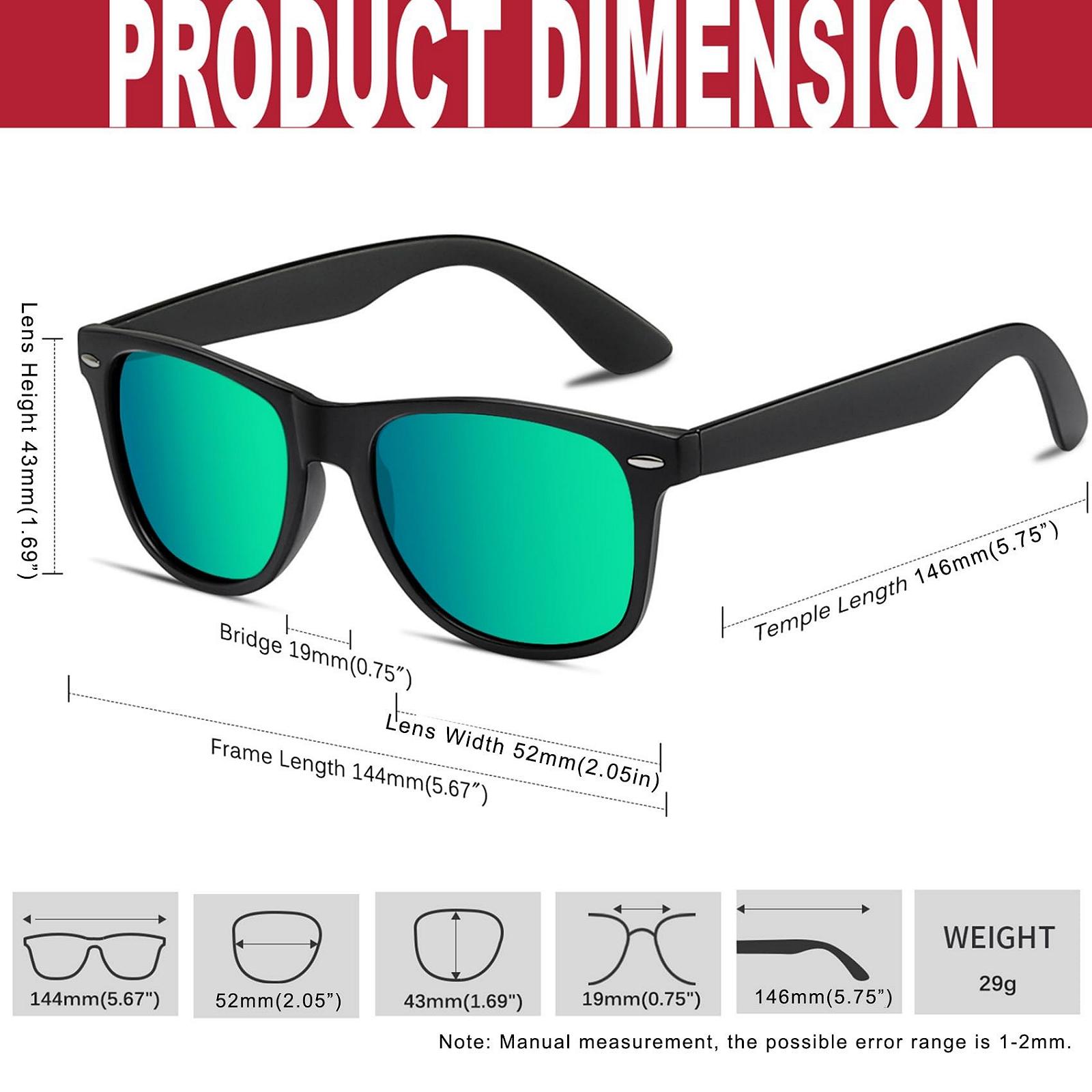 Сонцезахисні окуляри KANASTAL для чоловіків і жінок, поляризовані, класичні, ретро, фото №5