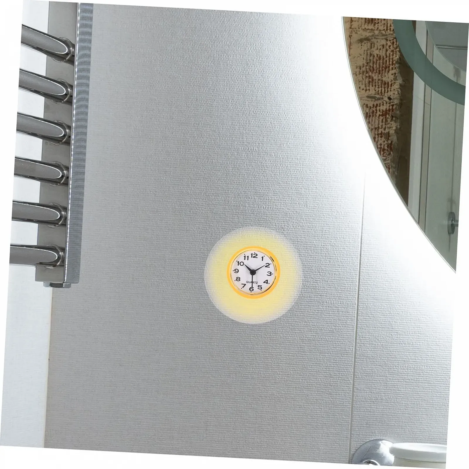Годинник настінний MUCKLILY для ванної кімнати з присоскою, маленький для душу, фото №7 Годинник настінний MUCKLILY для ванної кімнати з присоскою, маленький для душу, фото №7