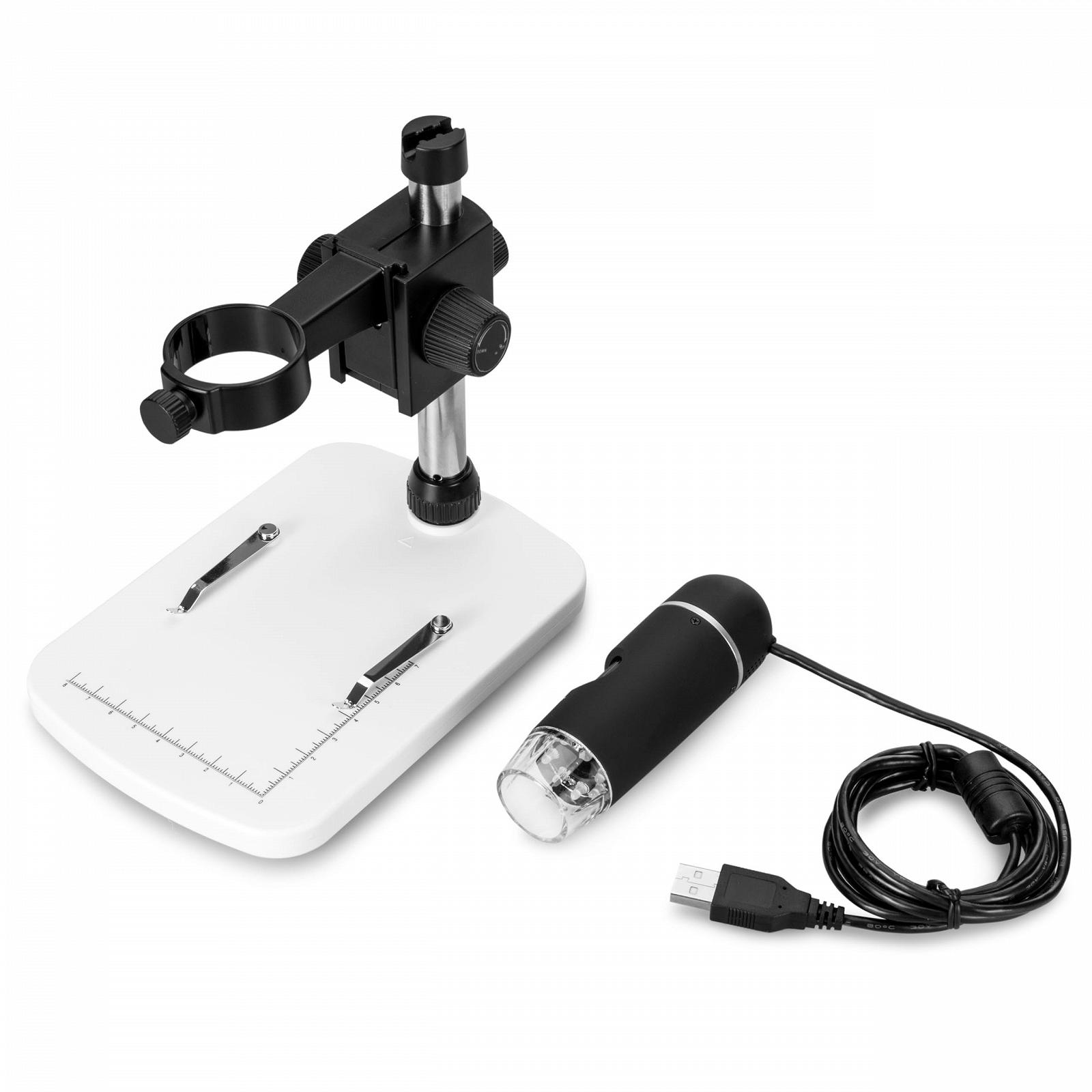 Цифровой микроскоп с подставкой DiProgress Hooke USB5 5MPX - увеличение 10X-200X, фото №5