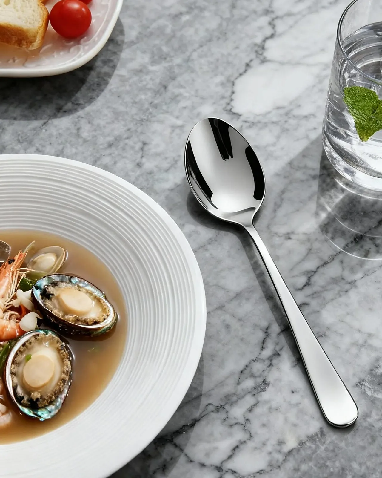 Ложки столові, 6 штук, 20 см, з нержавіючої сталі, фото №6