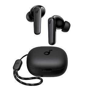 Наушники Вкладыши soundcore by Anker P20i Беспроводные Bluetooth, 10 мм драйвер, Bluetooth 5.3, регулируемый эквалайзер, 30 часов воспроизведения, IPX5 водонепроницаемость, 2 микрофона с AI, Одиночное использование, Черный - Фото 1