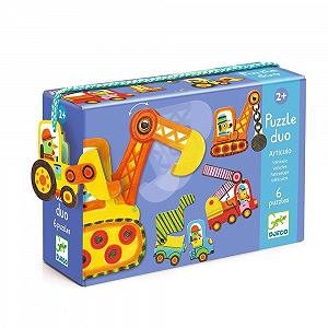 Пазл Djeco Articulated Vehicles Duo 6 пазлів 12 деталей ціна на synthetic.ua - Фото 1 Пазл Djeco Articulated Vehicles Duo 6 пазлів 12 деталей synthetic.ua - Фото 1