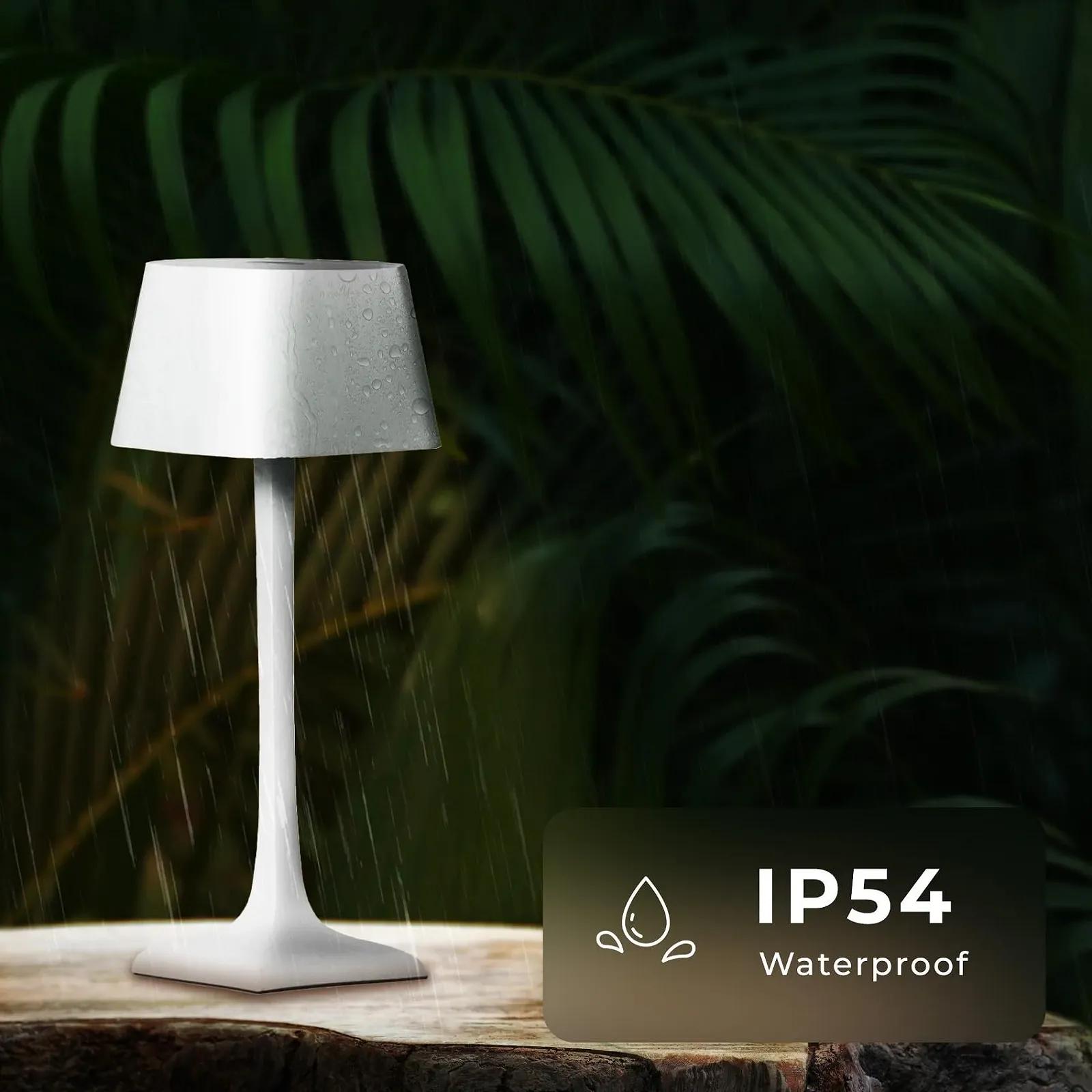 Настільна лампа Ti Glaphyra Wireless LED перезаряджувана IP54 2700K Алюміній, фото №7