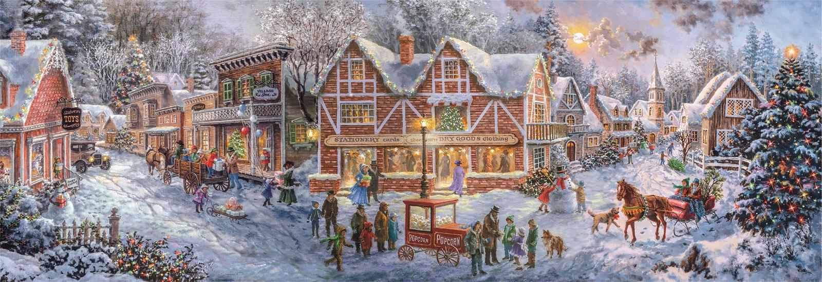 Пазл Clementoni 39927 Getting Ready For Christmas 1000 елементів 70 x 50 см, фото №3