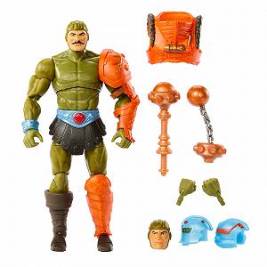 Екшн-фігурка Masters of the Universe Masterverse New Eternia Man-At-Arms, 30 рухомих зчленувань, змінна голова, руки та кийок - Фото 1