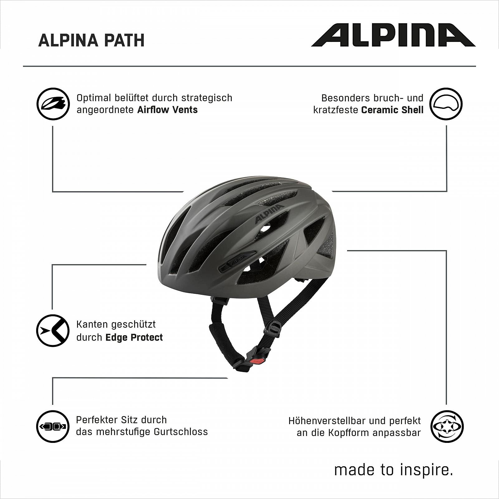 Шолом ALPINA Path з сіткою від комах для дорослих, фото №6