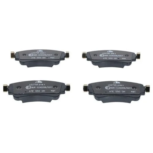 Комплект гальмівних колодок, дискове гальмо ATE Ceramic 13.0470-2796.2 для VAG, фото №2