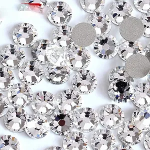 Стрази Reize Kristall Nagelkunst SS3-SS50 прозорі Crystal AB, змішаний розмір SS3 synthetic.ua - Фото 1