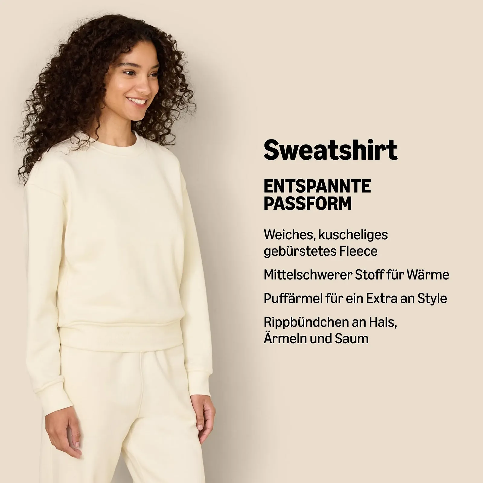 Женский свитшот бокси Amazon Essentials x Sofia Grainge с заниженной линией плеч и круглым вырезом горловины, фото №2 Женский свитшот бокси Amazon Essentials x Sofia Grainge с заниженной линией плеч и круглым вырезом горловины, фото №2