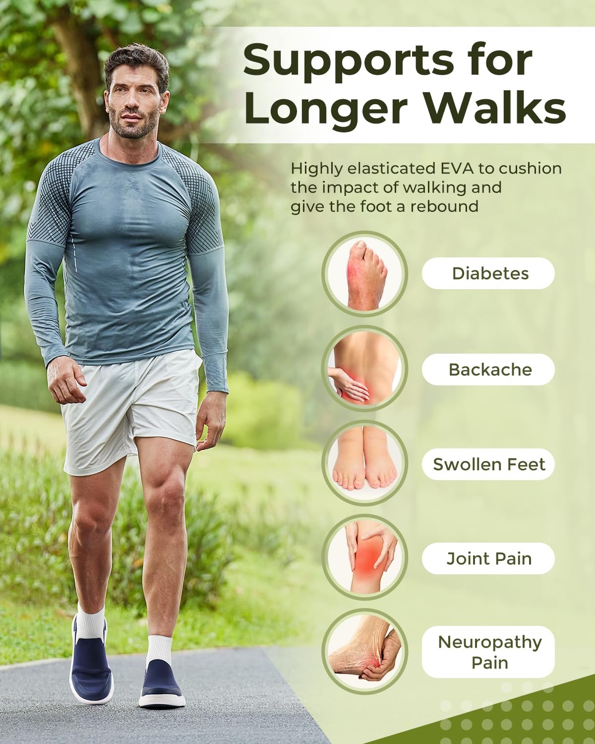 Кросівки FitVille Сліпони для чоловіків, фото №4