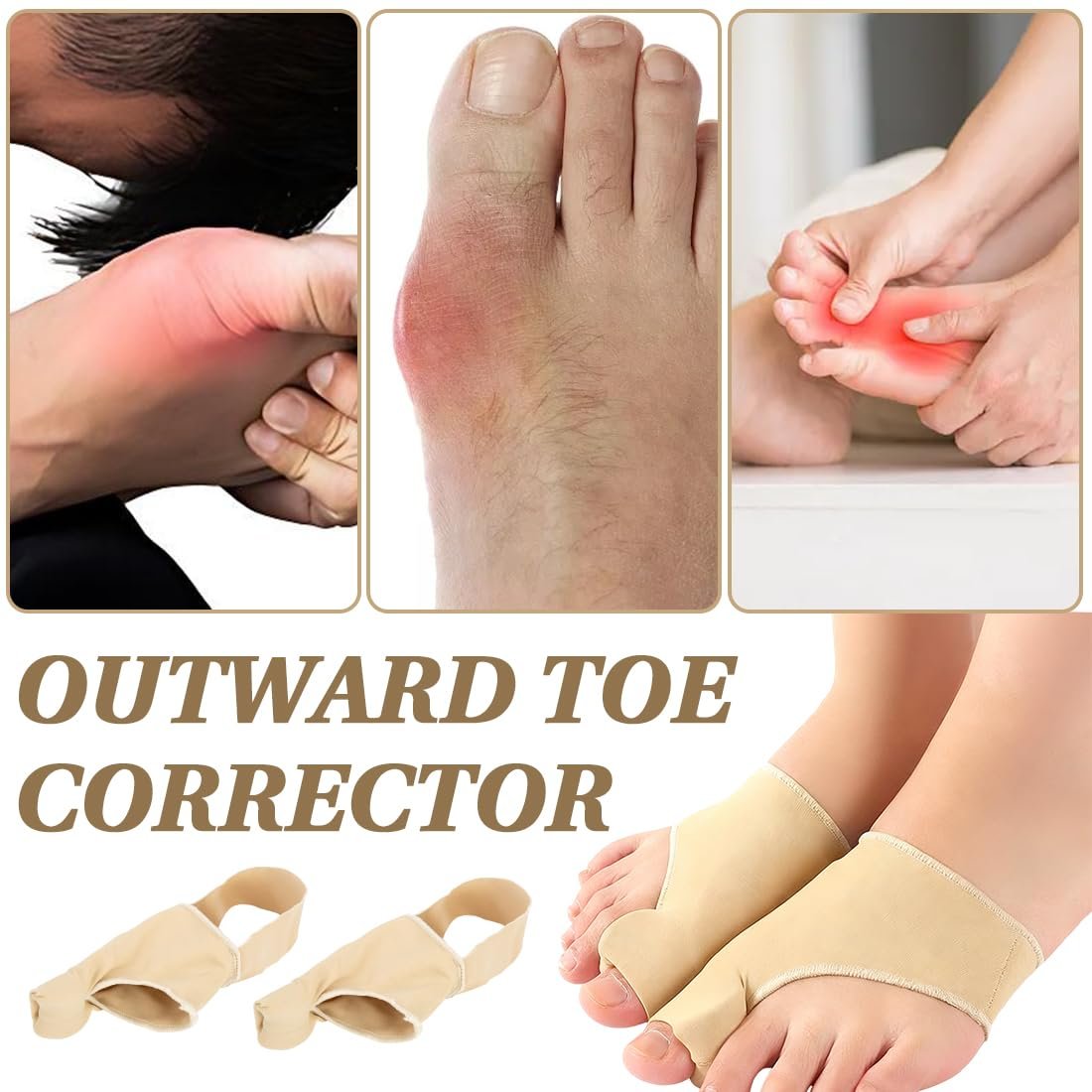 Коректор великого пальця стопи для чоловіків та жінок, фото №4 Коректор великого пальця стопи для чоловіків та жінок, фото №4