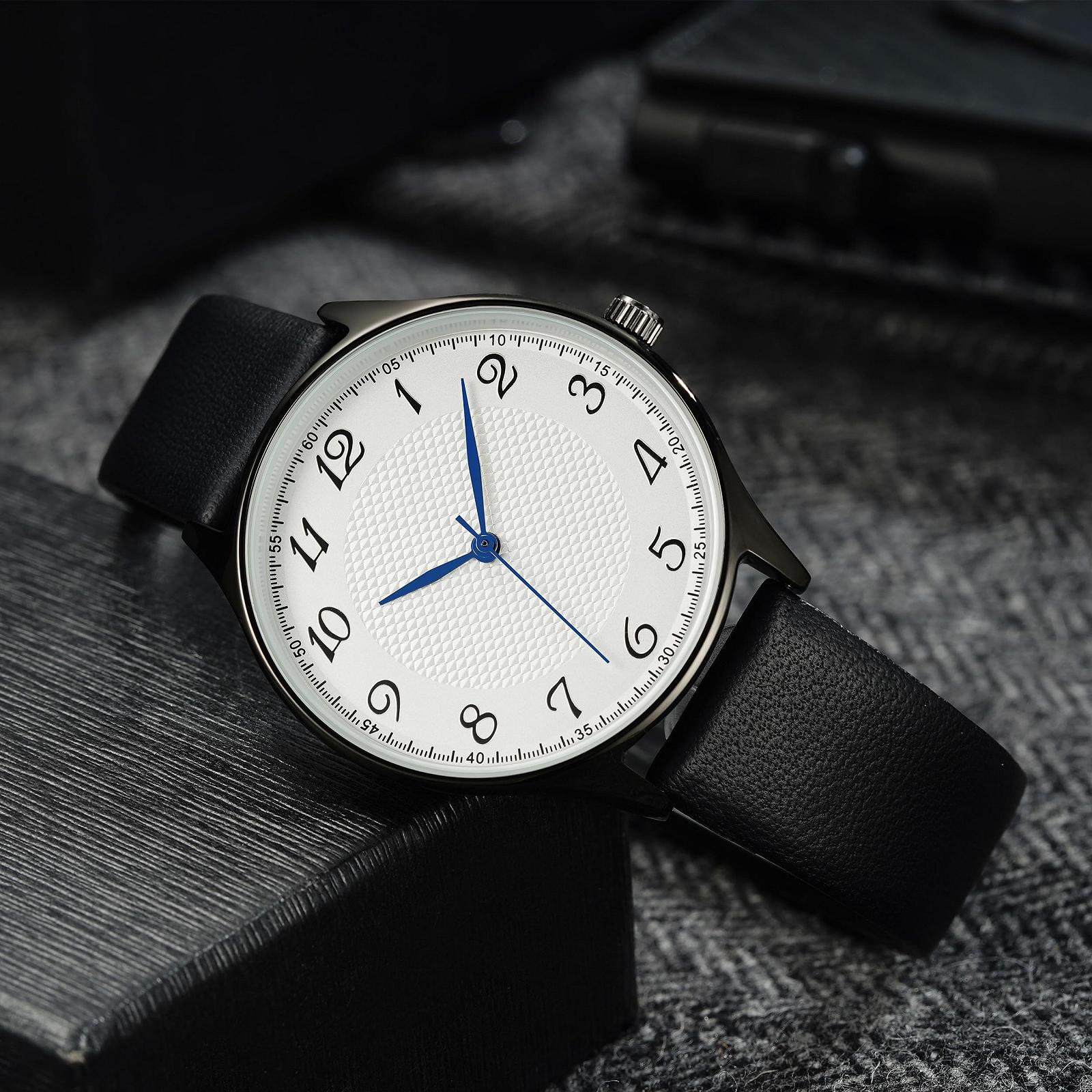 Чоловічий годинник CIVO Класичний бізнес A-1 Чоловічий Чорний, фото №2