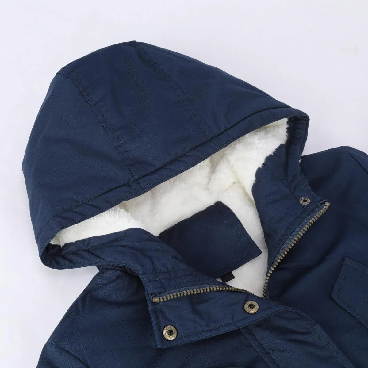 Утепленная зимняя парка, Средняя длина, фото №3