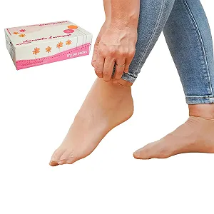 Чулки-носки Beachers Sample, телесного цвета - Одноразовые носки для примерки обуви, гигиенические носки, унисекс, один размер - упаковка 125 штук - Фото 1