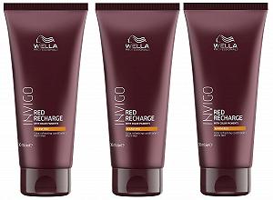 Кондиціонер WELLA Professionals Invigo Red Recharge Warm Red Colour 600 мл (200 мл, упаковка з 3) - Фото 1