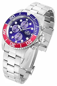 Годинник Invicta Pro Diver чоловічий, нержавіюча сталь, кварцовий, синій циферблат synthetic.ua - Фото 1