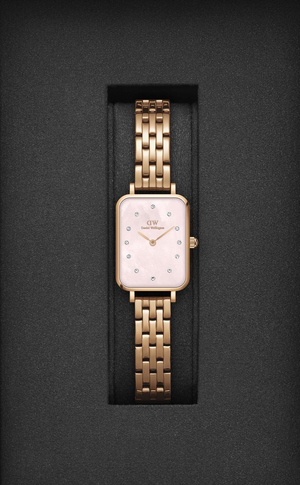 Часы Daniel Wellington Quadro 20x26мм Розовое Золото, Розовое Золото, Модный, фото №4 Часы Daniel Wellington Quadro 20x26мм Розовое Золото, Розовое Золото, Модный, фото №4