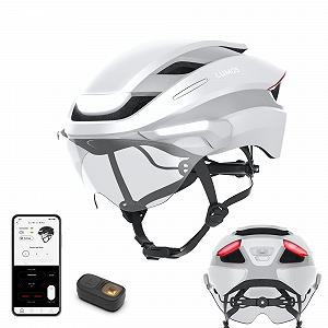Розумний E-Bike шолом Lumos Ultra NTA 8667, передні та задні LED ліхтарі, висувний захисний щиток, керування через додаток - Фото 1