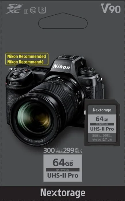 Карта пам'яті Nextorage F2PRO NX-F2PRO64G 64GB UHS-II SDXC, фото №7 Карта пам'яті Nextorage F2PRO NX-F2PRO64G 64GB UHS-II SDXC, фото №7