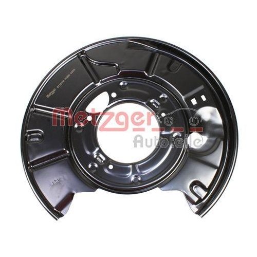 Щит гальмівного диска METZGER 6115178 задня вісь праворуч, фото №2