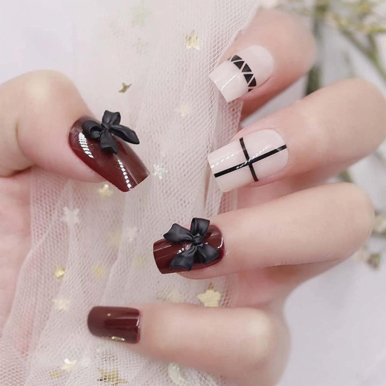 3D Декор для нігтів NICENEEDED Бантик Смола 120 шт Чорний, Білий, фото №5 3D Декор для нігтів NICENEEDED Бантик Смола 120 шт Чорний, Білий, фото №5