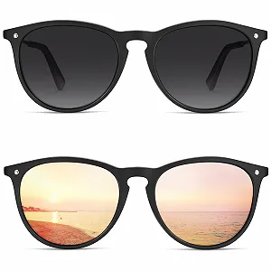 Вінтажні Поляризовані Сонцезахисні Окуляри CARFIA для Жінок та Чоловіків UV400 Захист - Фото 1