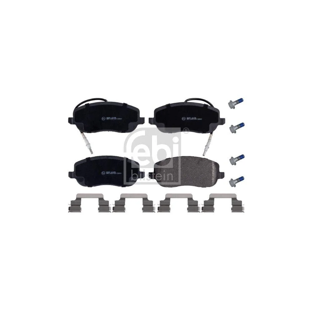 Комплект тормозных колодок, дисковый тормоз FEBI BILSTEIN 16827 для CITROËN FIAT LANCIA, фото №2