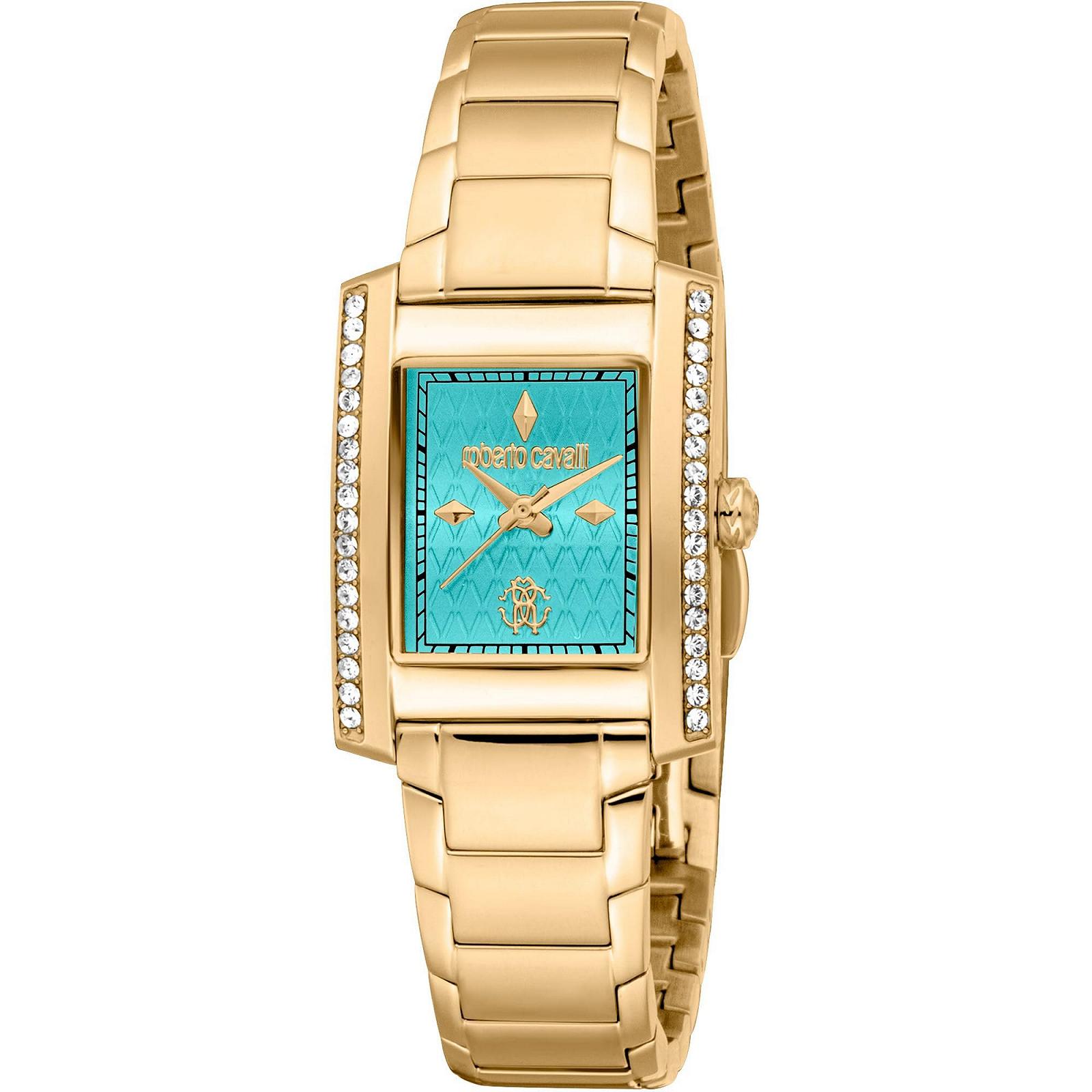 Жіночий аналоговий кварцовий годинник Roberto Cavalli RC5L120M0065, бірюзовий, фото №1 Жіночий аналоговий кварцовий годинник Roberto Cavalli RC5L120M0065, бірюзовий, фото №1