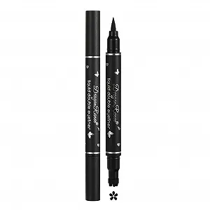 Подводка для глаз Black водостойкая Жидкая Двойная - Фото 1
