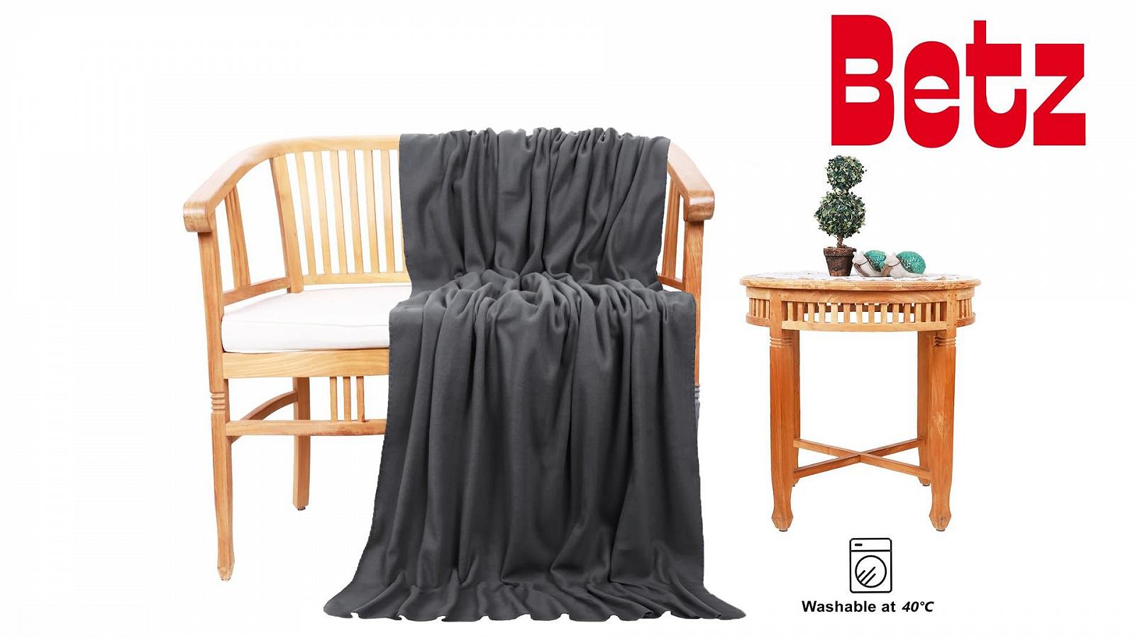 Комплект із 4 флісових ковдр Betz Розмір 130 x 170 см Антрацит, фото №2 Комплект із 4 флісових ковдр Betz Розмір 130 x 170 см Антрацит, фото №2