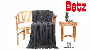 Комплект із 4 флісових ковдр Betz Розмір 130 x 170 см Антрацит synthetic.ua - Фото 1