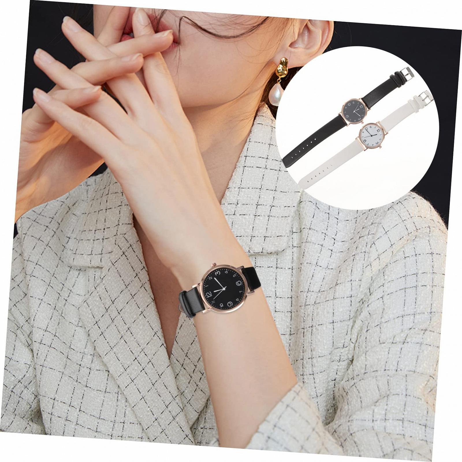 Женские Кварцевые Часы Healvian Кожаный Ремешок, Набор 2 шт., фото №6 Женские Кварцевые Часы Healvian Кожаный Ремешок, Набор 2 шт., фото №6