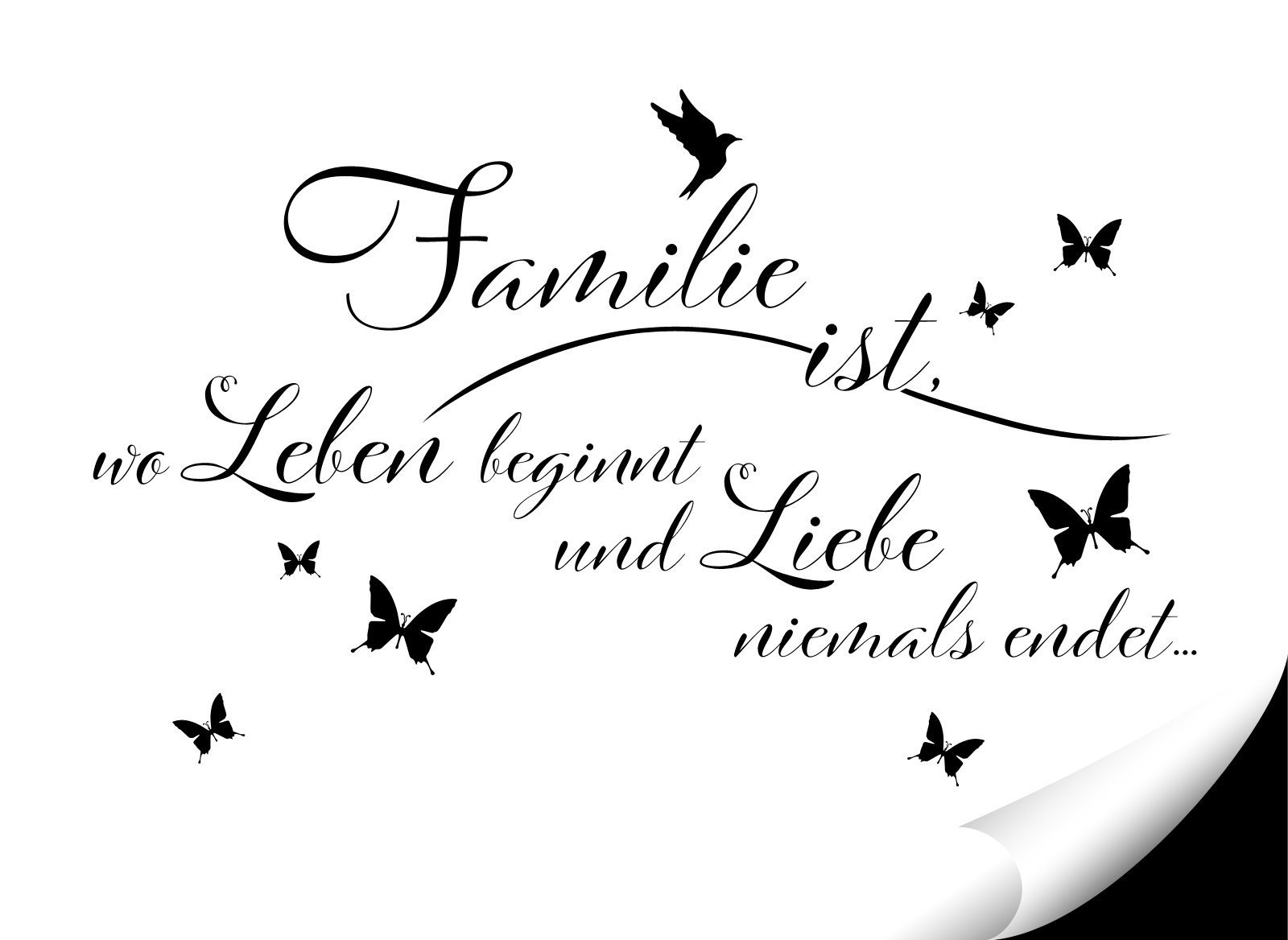 Наклейка для стін Grandora W5438 Family is II для вітальні та кухні, фото №2