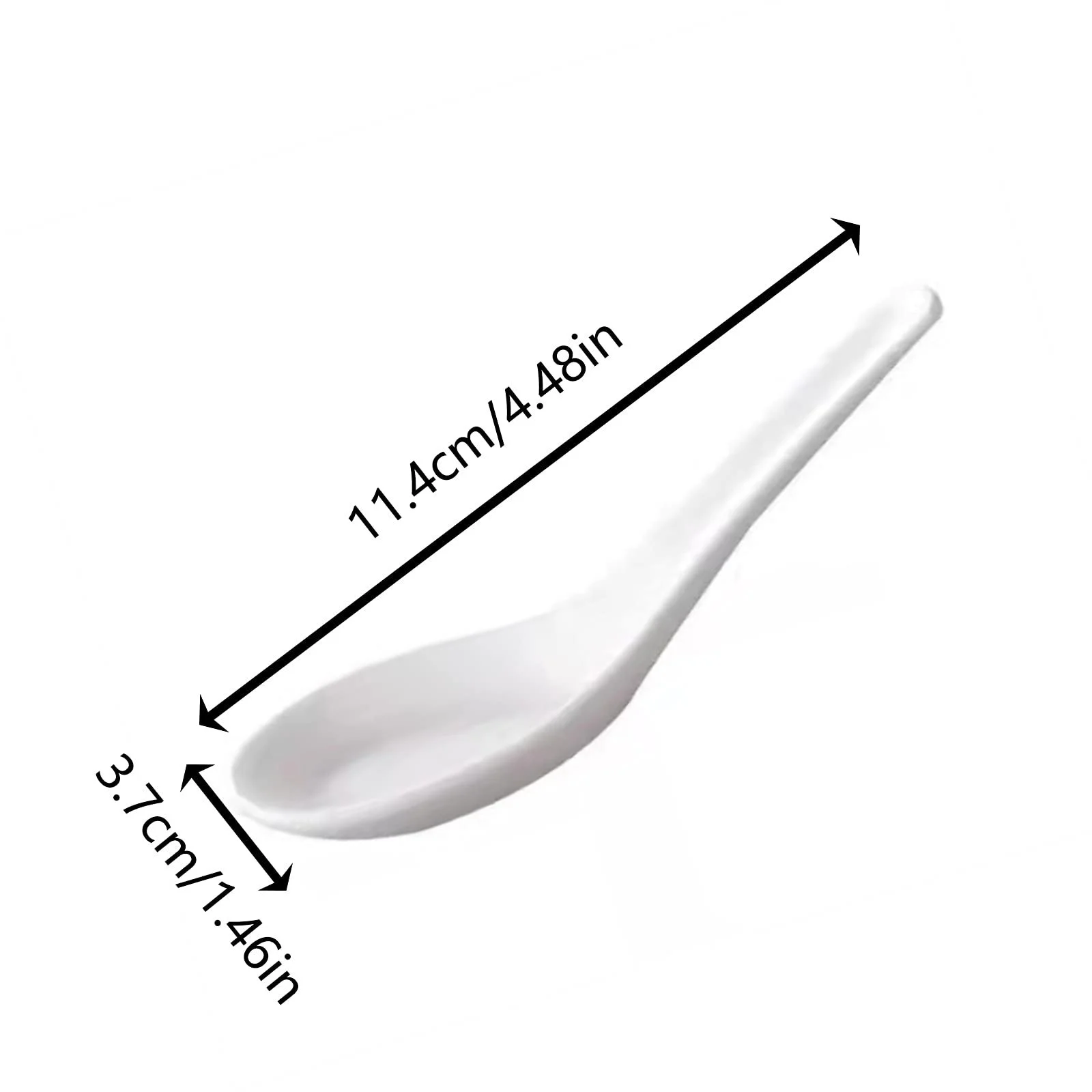 Набір керамічних супових ложок 10 шт., фото №3