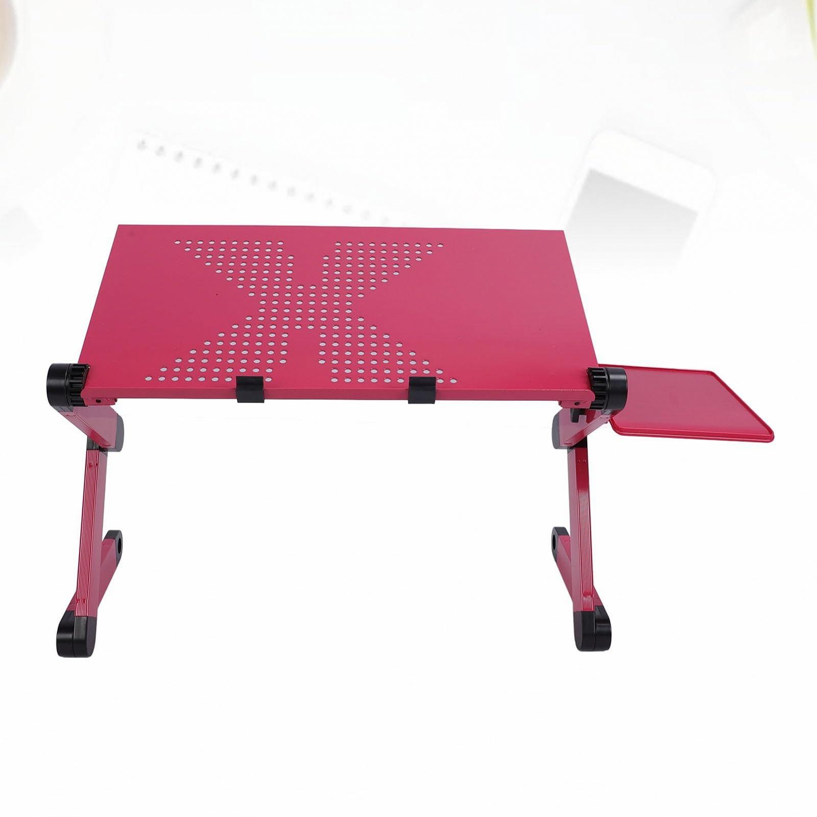 Подставка для ноутбука портативная, эффективная вентиляция, для домашнего стола Розовый, фото №3