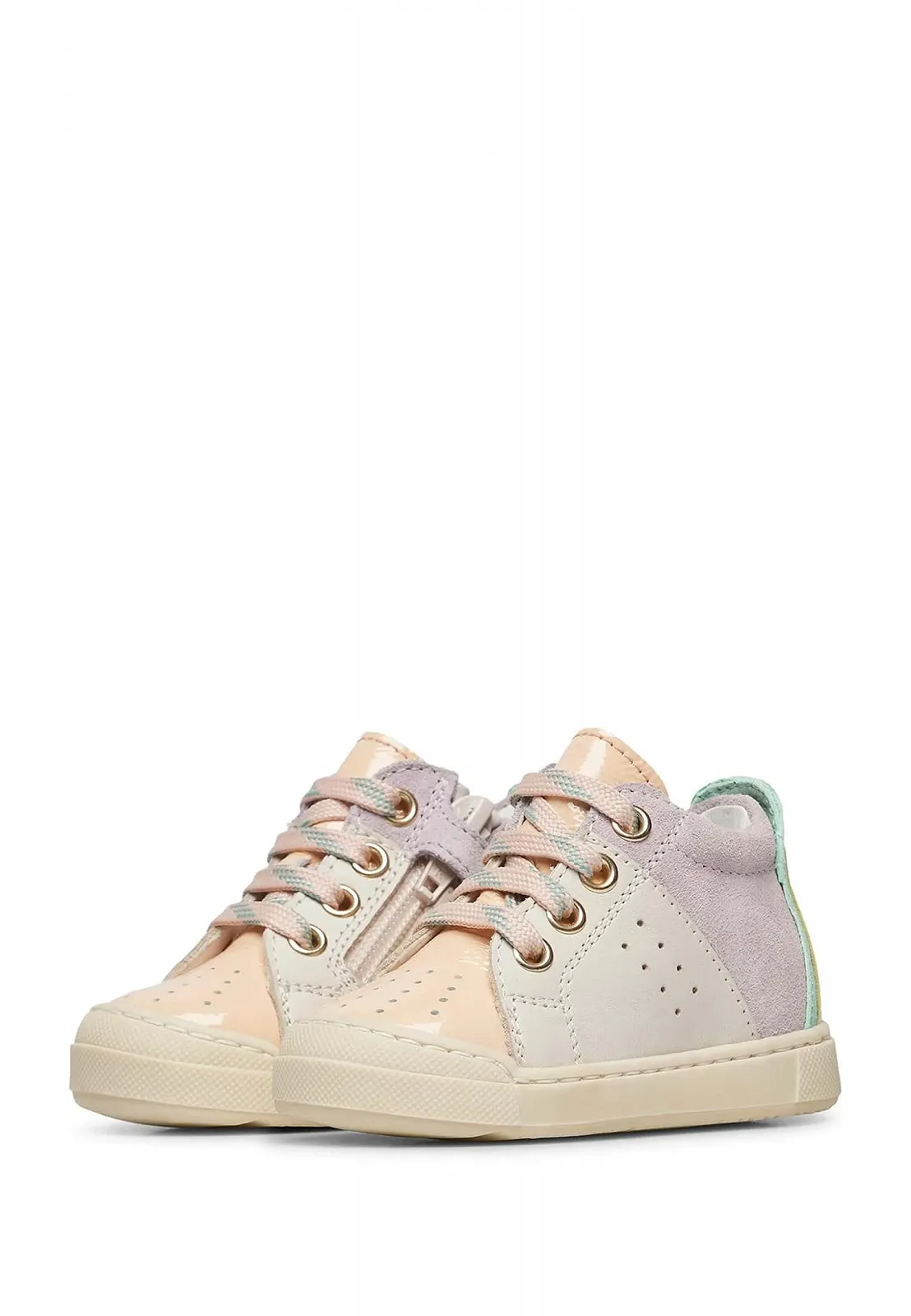 Кроссовки для кроватки Falcotto Fabron на молнии для девочек, фото №8