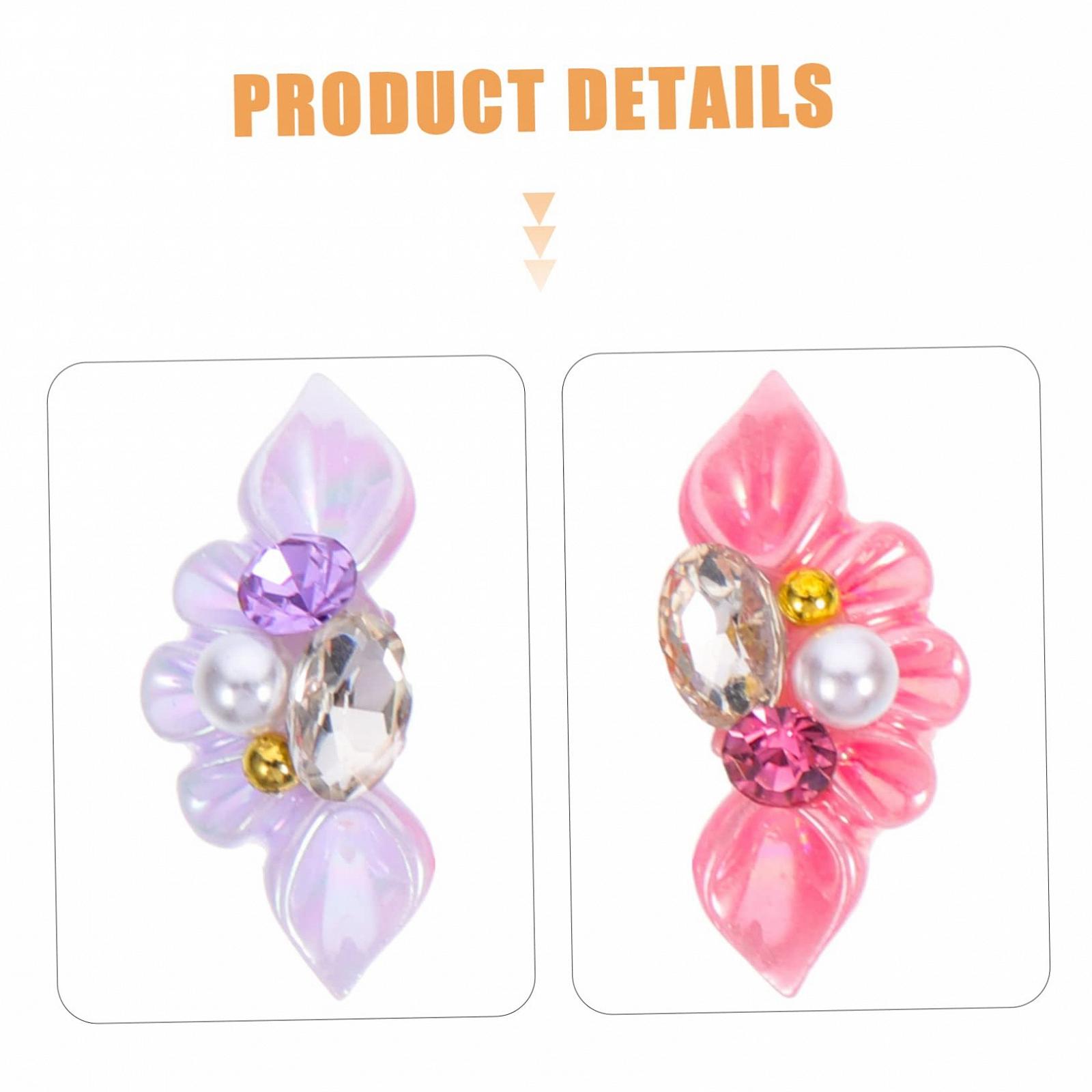 Подвески для ногтей Beavorty 20 шт., стразы для ногтей, цветы для ногтей, украшения для ногтей, DIY аксессуары для ногтей, подвески для ногтей для акриловых ногтей, украшения для ногтей, фото №8