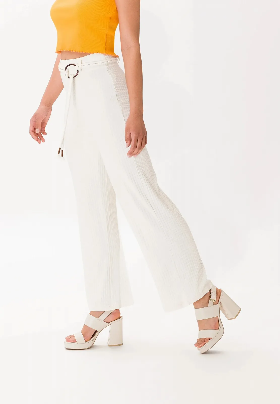 Женские брюки Les Lunes The Lauren Pants Oat Milk - XL, фото №3