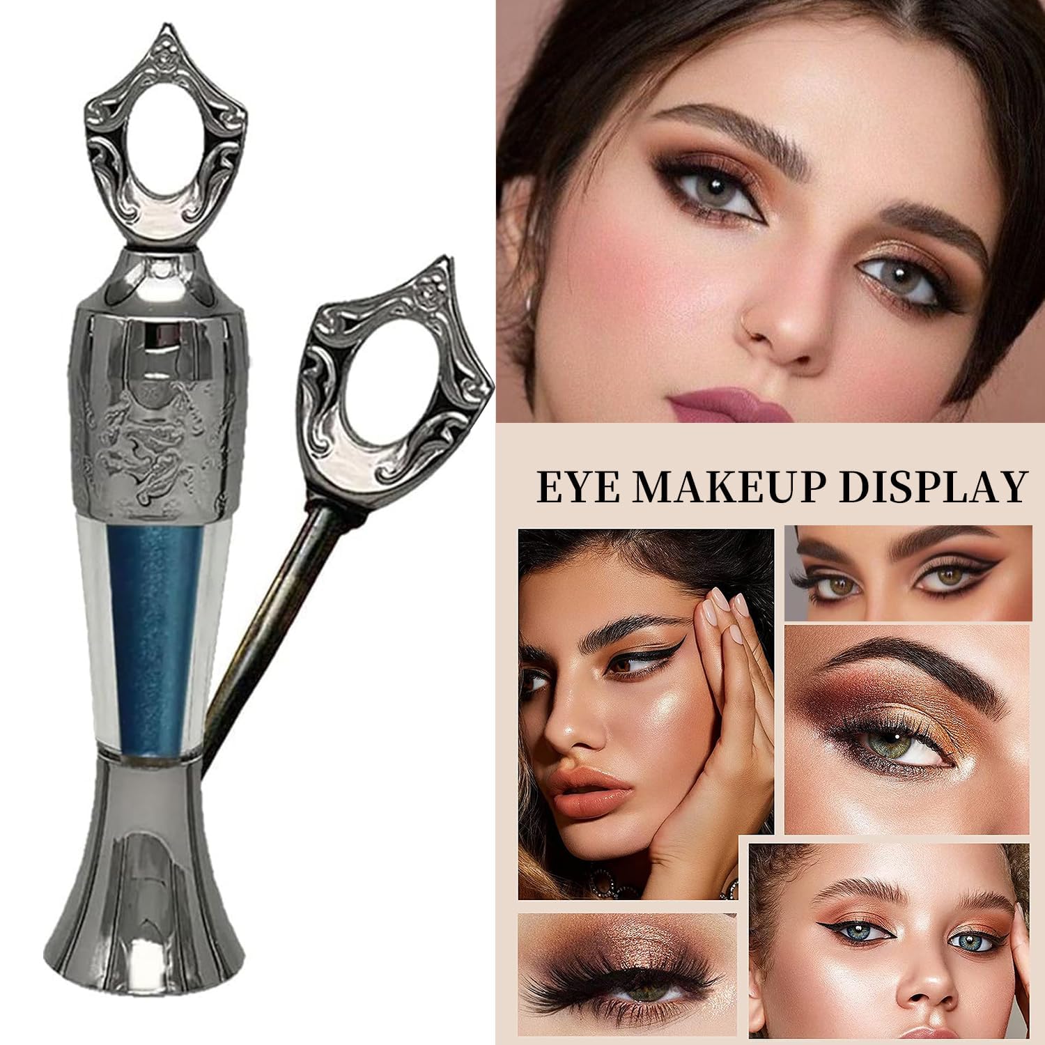 Eyeliner Natural Powder Long Lasting Smudgeproof Green, фото №2