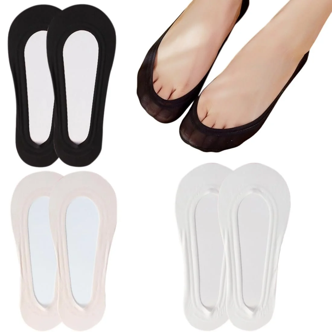 Носки-следки Ballerina Trainer 3 пары (размер 36-39), фото №1 Носки-следки Ballerina Trainer 3 пары (размер 36-39), фото №1