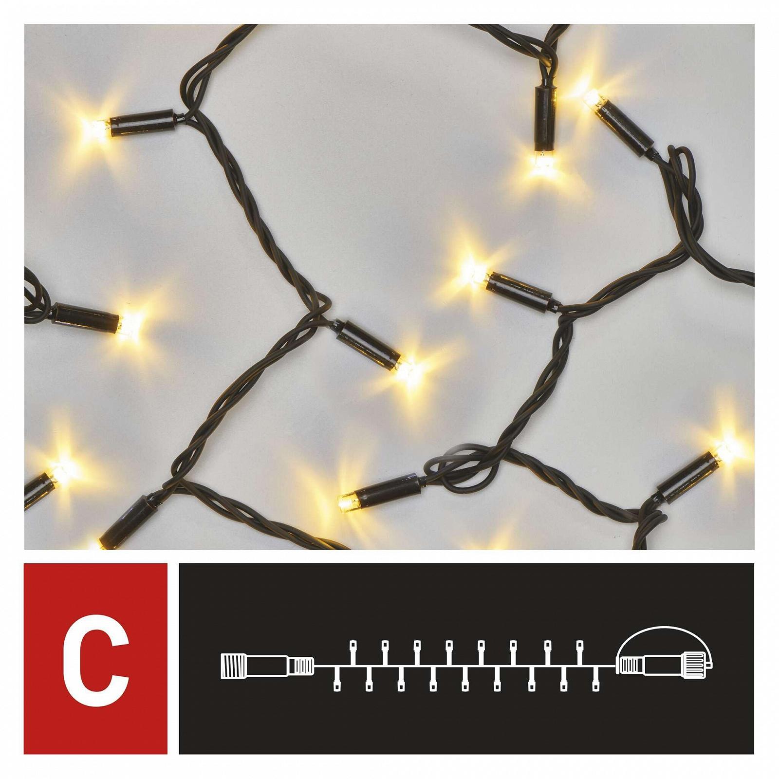 Гирлянда EMOS Connect System Professional 10 м, 100 LED, теплый белый, фото №4
