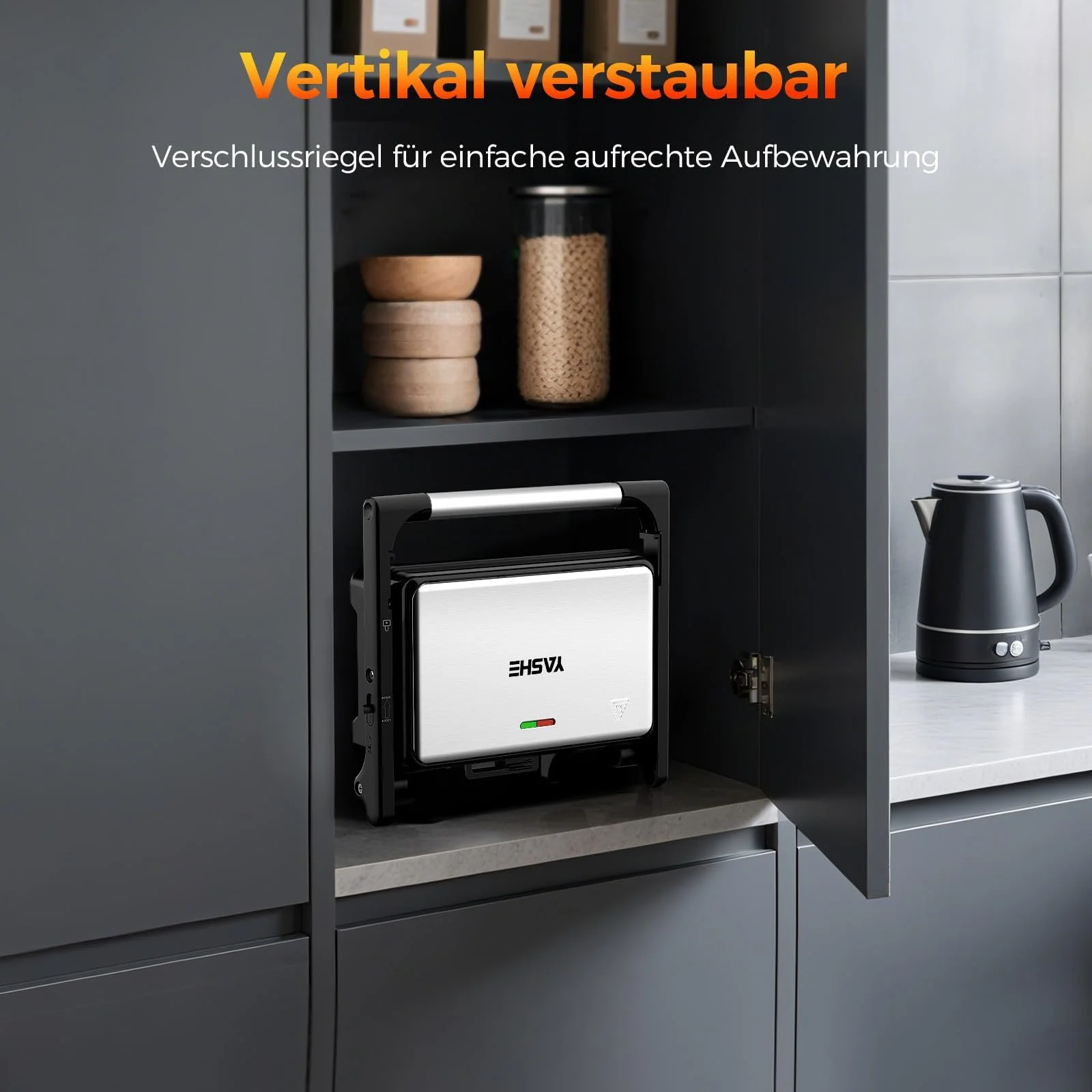 Гриль YASHE 1500 Вт, гриль для паніні, XXL пластини з антипригарним покриттям, автоматичний контроль температури, фото №7 Гриль YASHE 1500 Вт, гриль для паніні, XXL пластини з антипригарним покриттям, автоматичний контроль температури, фото №7